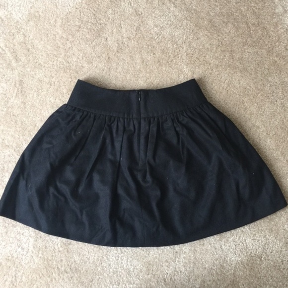 Bird by Juicy Couture black wool skirt xs - Picture 3 of 5